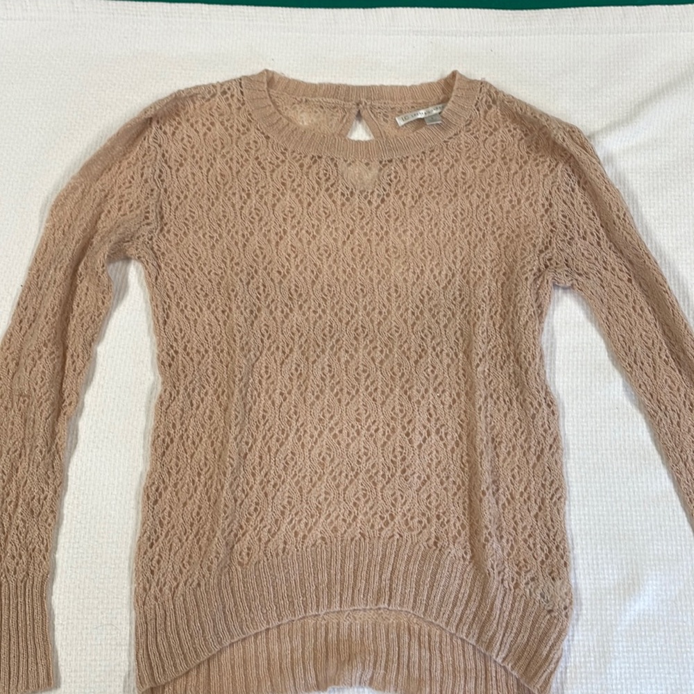 Lauren Conrad blush/pink knit sweater